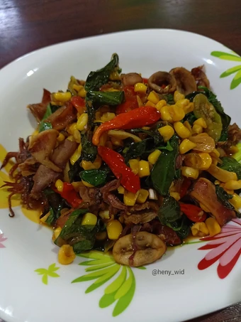 Langkah Gampang Membikin Resep  Oseng Pedas Cumi Asin Jagung Manis &amp; So yang Enak Banget, Enak
