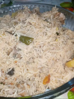 A picture of Mutton Pulao.
