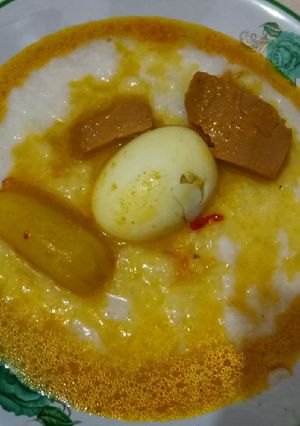 Foto resep Bubur nasi kuah lodeh