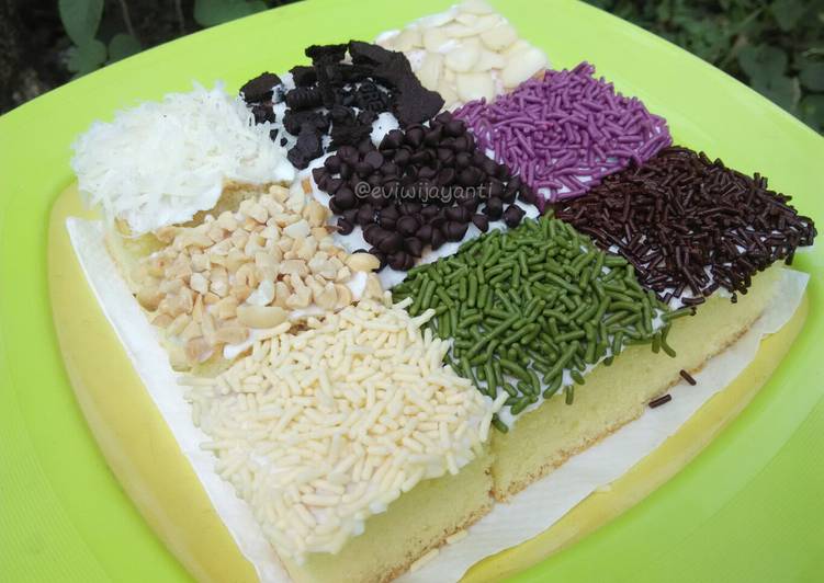 Sponge Cake Putih telur + telur utuh (edisi sisa putih telur) lembuut