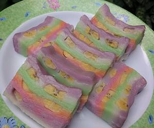 Resep Mudah Kue Nagasari Lapis Pelangi Ala Rumahan Resep Mudah Kue Nagasari Lapis Pelangi Ala Rumahan