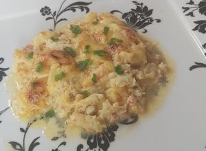 Una foto de Cazuela de centolla gratinada