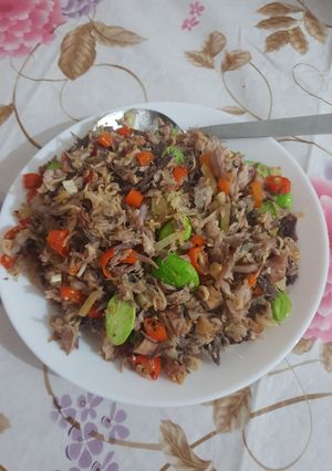 Foto resep Suir tongkol pete cumi asin