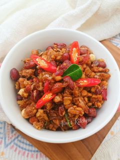 Foto resep Kering Tempe Kacang Bumbu Iris