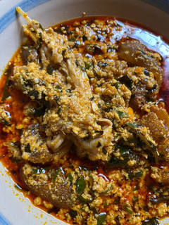 A picture of Egusi soup.