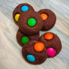 A picture of Whole Wheat Chocolate Gems Cookies.