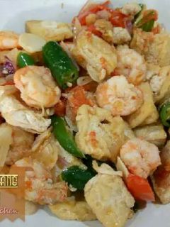 Foto resep Tumis Udang Tahu