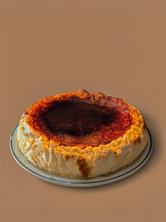 Una foto de Tarta de queso estilo la viña sin azúcar