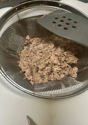 A picture of Taco meat.