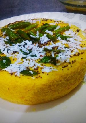 A picture of Dhokla.