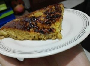 Una foto de Tarta de banano y avena... Sin horno