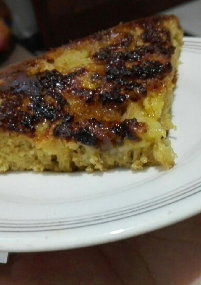 Una foto de Tarta de banano y avena... Sin horno