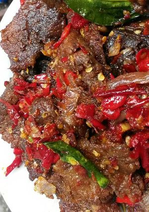 Foto resep Dendeng Sapi Balado #kitaberbagi