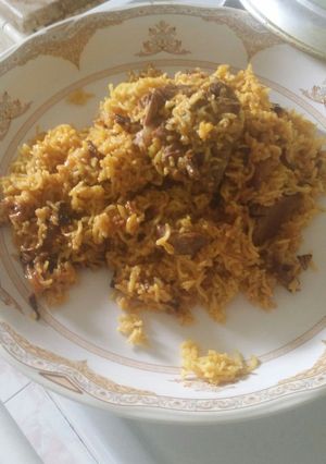 صورة لوصفة رز مع لحم
