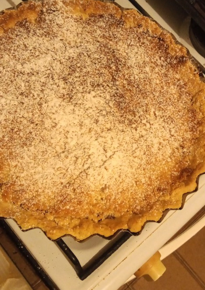 Una foto de Tarta de coco y dulce de leche