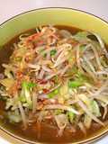 Spicy Miso Ramen with Bean Sprouts