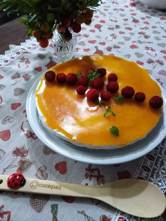 Foto di Cheesecake con coulisse di corbezzoli