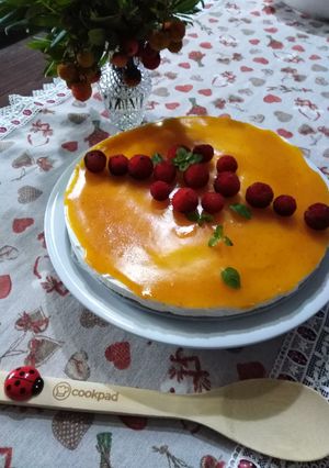 Foto di Cheesecake con coulisse di corbezzoli