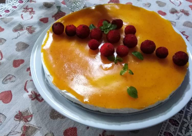 Cheesecake con coulisse di corbezzoli