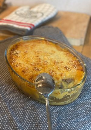 Une photo de 🥔HACHIS PARMENTIER DE POTIMARRON & POMMES DE TERRE🎃