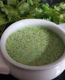 Aderezo de cilantro