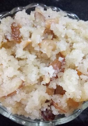 A picture of Suji halwa.
