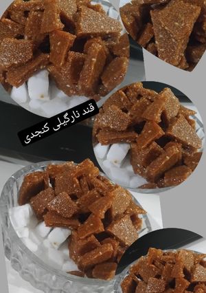 عکسی از دستور قند نارگیلی کنجدی