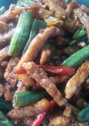 Foto resep Oseng kacang tempe