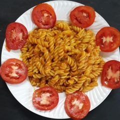 A picture of Tomato pasta.