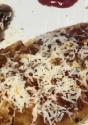A picture of Mushroom cheese panini.