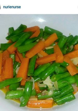 Foto resep Tumis buncis wortel