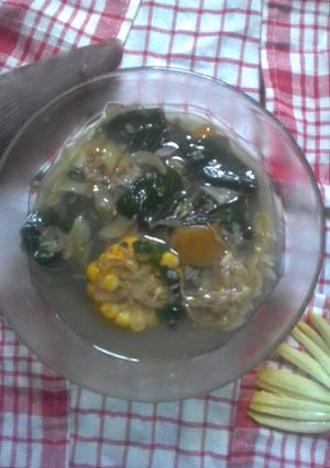 Foto resep Sayur bening jantung pisang (menu ndeso)