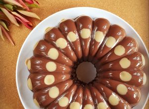 Foto resep Pudding Polkadot Chocolate Mochaccino #bikinbareng