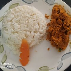 A picture of Fried Carrot paste.