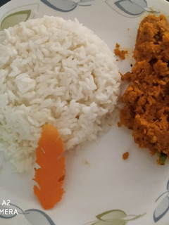 A picture of Fried Carrot paste.