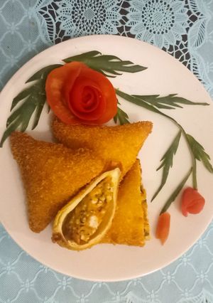 Foto resep RISBILOR (Risol Ubi Merah Daun Kelor)