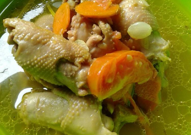 Resep Pindang Kuah Kuning Kepala dan Leher Ayam, Enak Banget