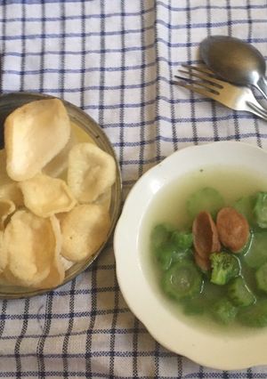 Foto resep Sup Gambas/Oyong Brokoli Sosis