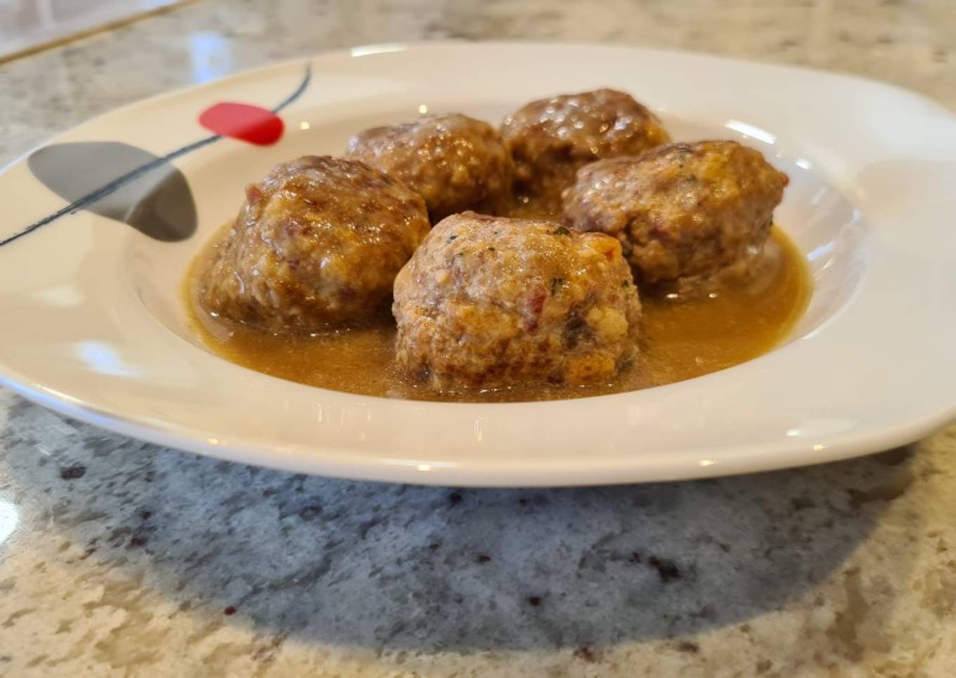 Albóndigas en salsa de cerveza negra