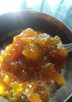 A picture of Kaddu Ka Halwa.