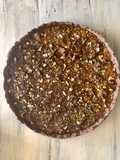 Crostata a modo mio con frolla al cacao e granella di noci e pistacchi senza glutine