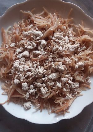 صورة لوصفة شعيرية الجمعه بالطحنيه
