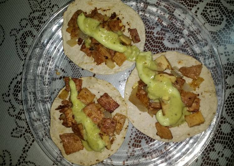 Tacos de ubre