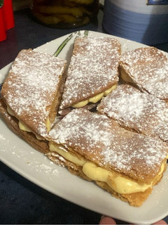 Una foto de Milhojas de Crema