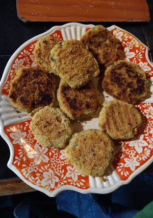 Una foto de Tortitas de Garbanzo - Cocina Vegan Fácil