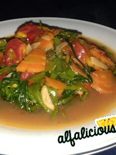 Foto resep Tumis Kangkung Saus Spagheti