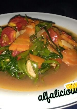 Foto resep Tumis Kangkung Saus Spagheti