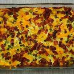 A picture of Tator Tot Jalepeno Popper Casserole.