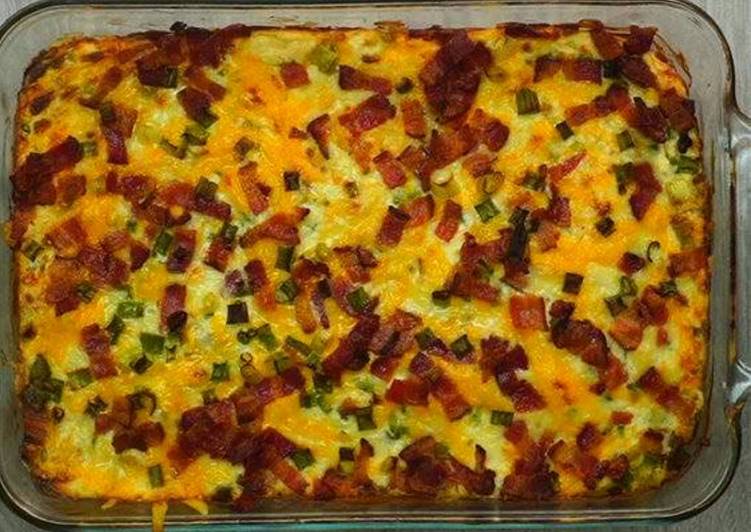 Steps to Cook Ultimate Tator Tot Jalepeno Popper Casserole