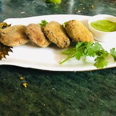 A picture of Soyabean cutlet.